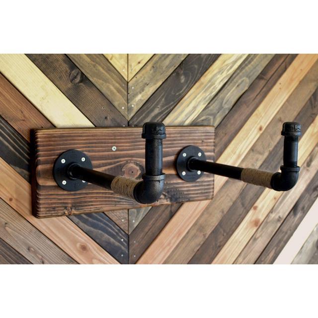 Industrial Pipe Wall Mounted Bike Rack