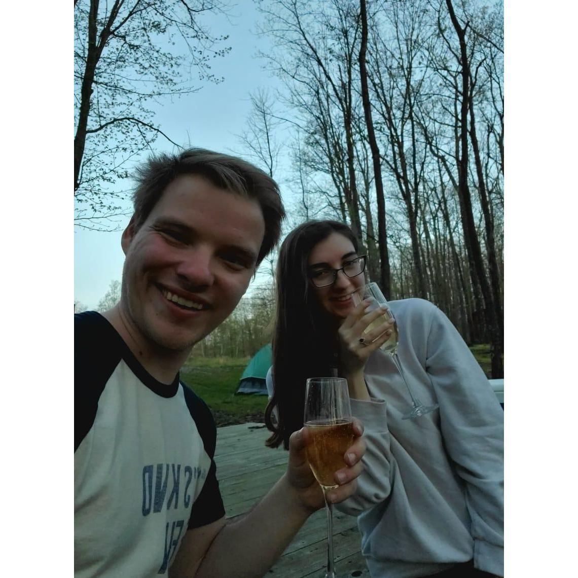 The day we got engaged!