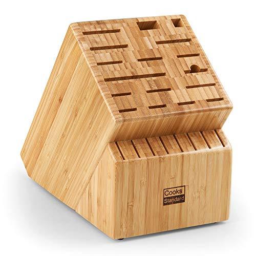 Cooks Standard 02665 Knife Storage Block, 25 slots, Bamboo
