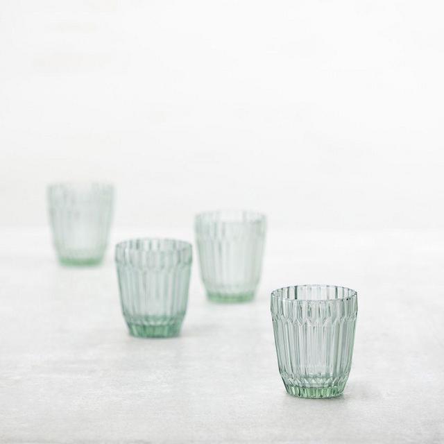 Archie Short Drinking Glass, Verde, Set of 6