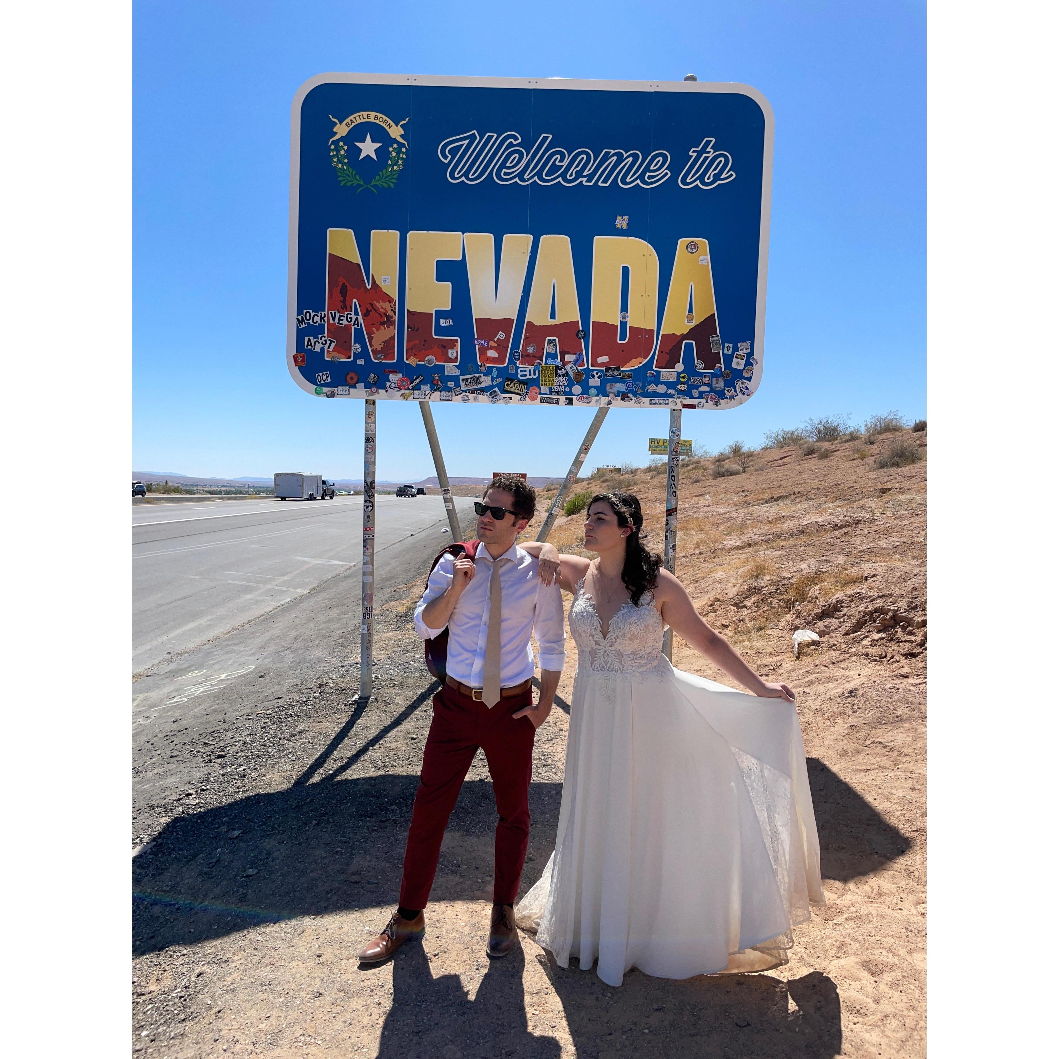 Our last sign before California, we were hot and tired and ready to be home.