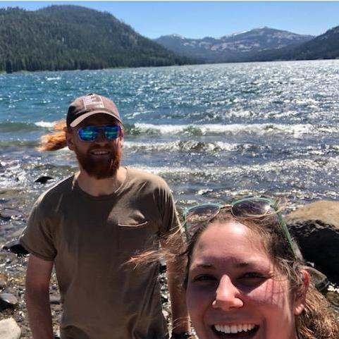 Independence Lake, on a rare day off together