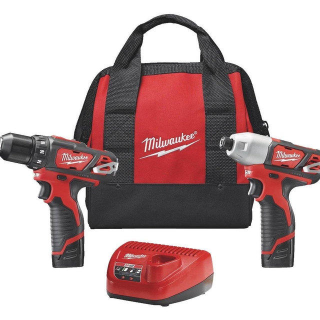 Milwaukee M12 Cordless 2-Tool Combo Kit
