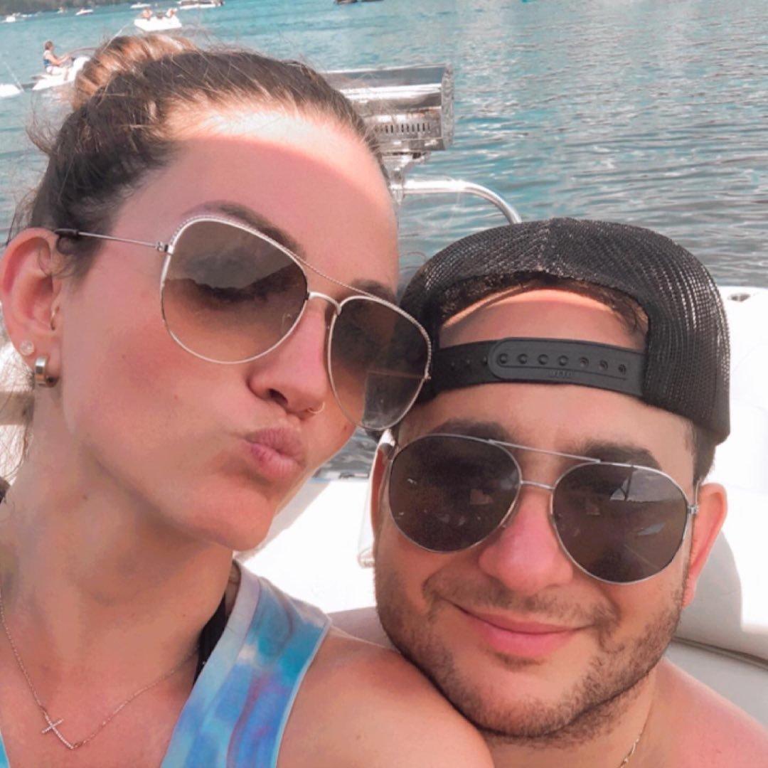 On Uncle Anthony's boat on Lake Wallenpaupack! June 2021
