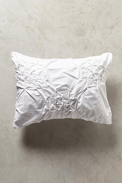 Claremore Euro Sham in White