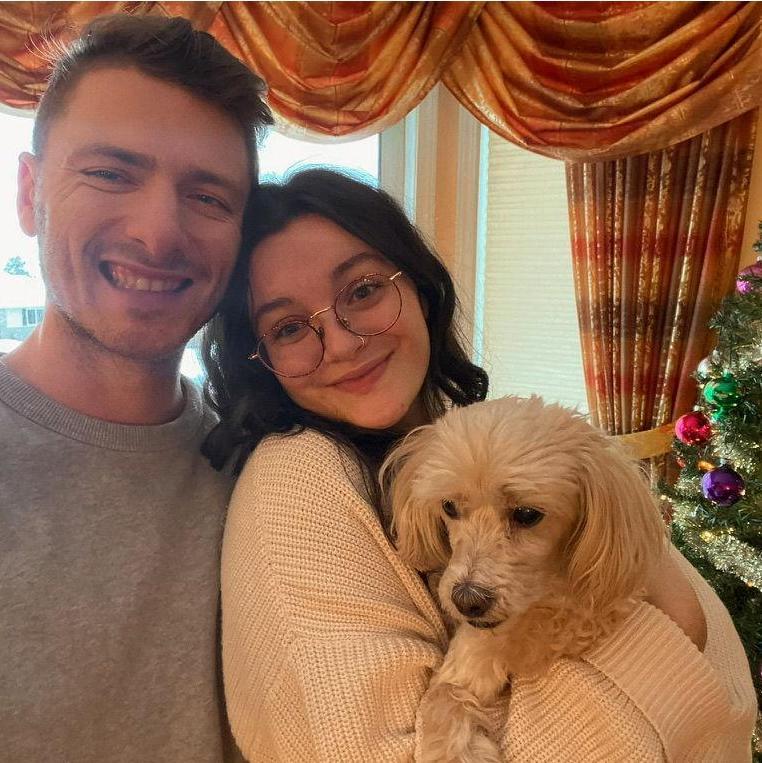 Our first Christmas spent together (and the beginning of our Cino Christmas selfie series) 2022