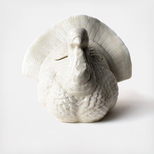 Coton Colors by Laura Johnson Turkey Covered Bowl - Thumbnail 4