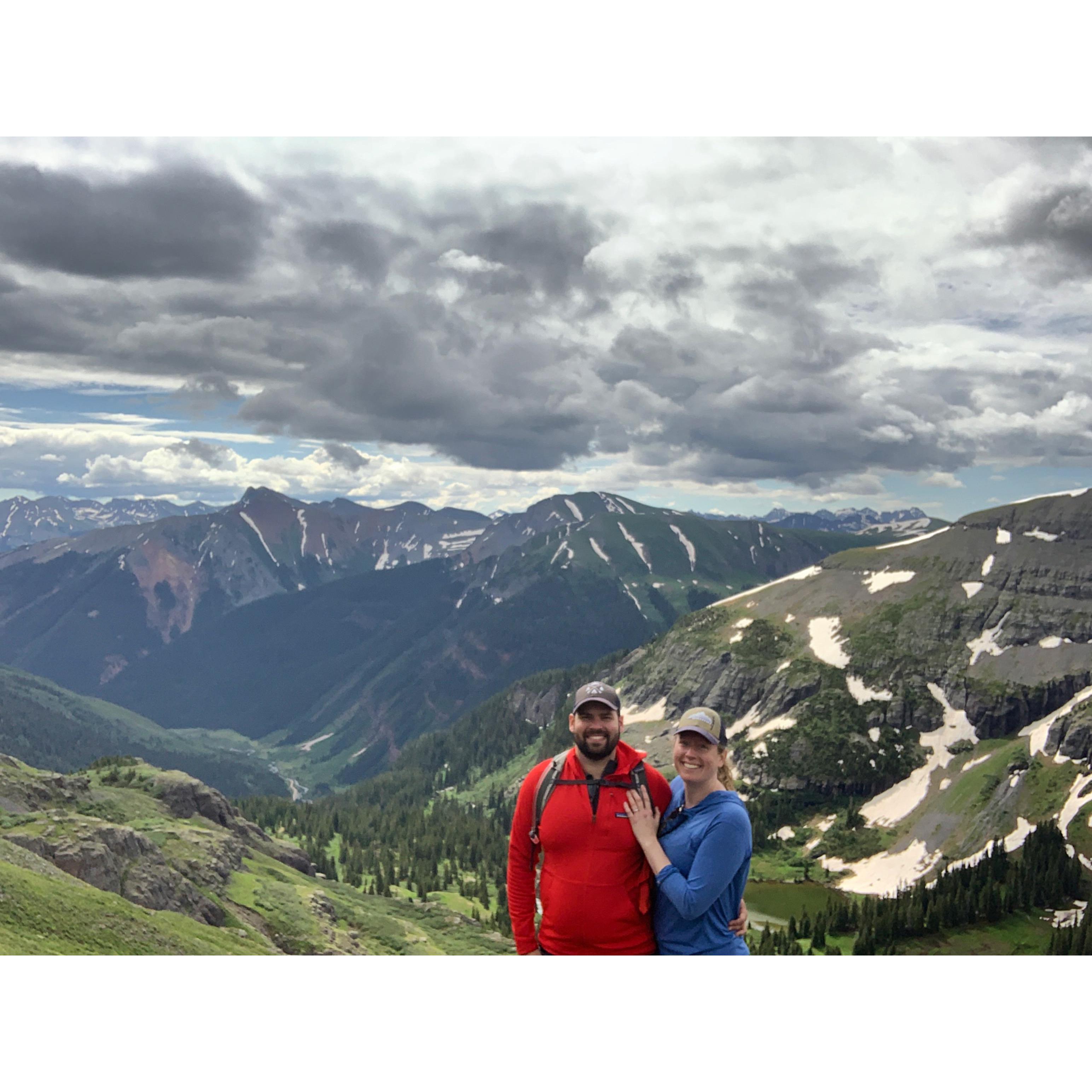 Above Island Lake near Telluride, Colorado.