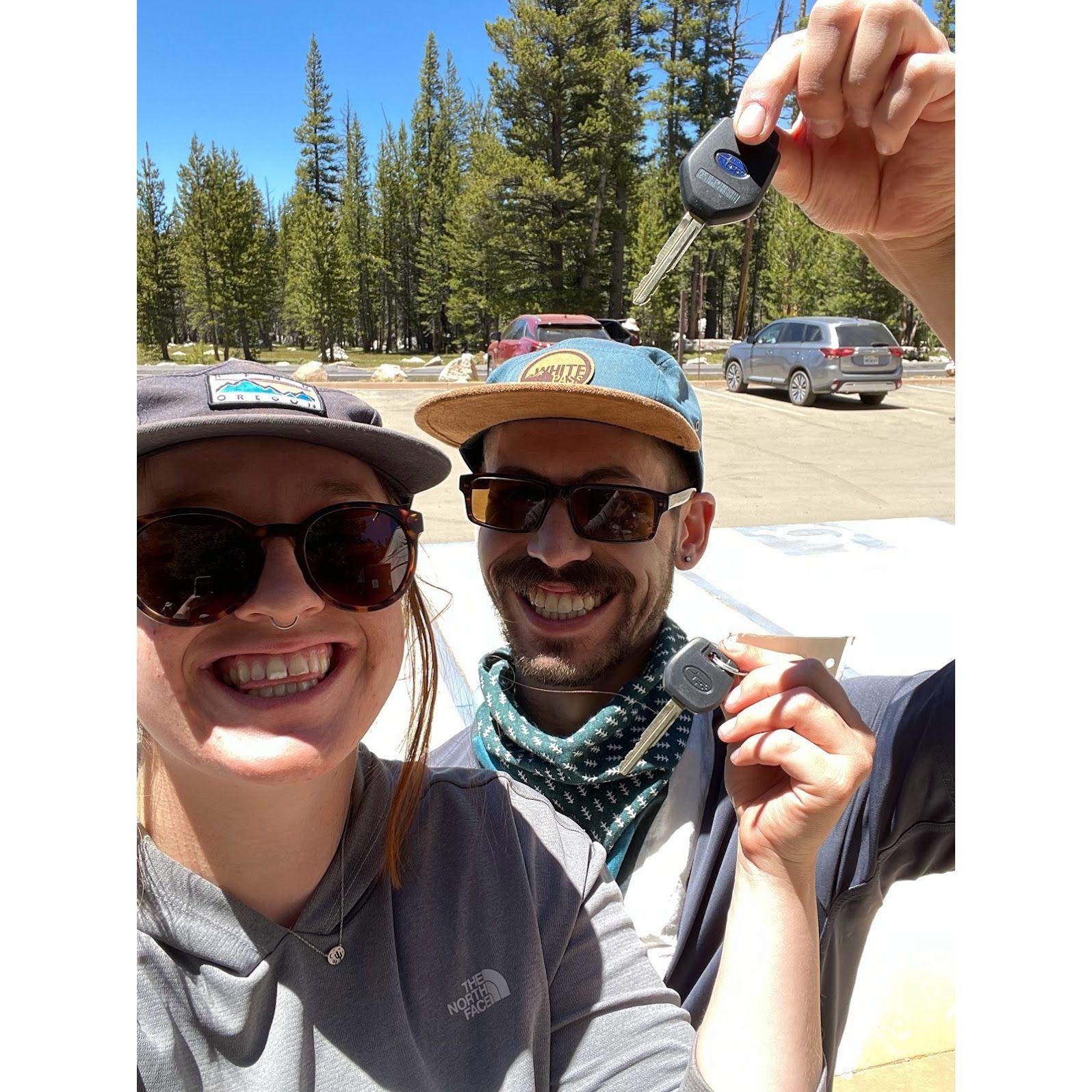 Yosemite 2022. The infamous car key that got lost (this is the spare that was mailed)