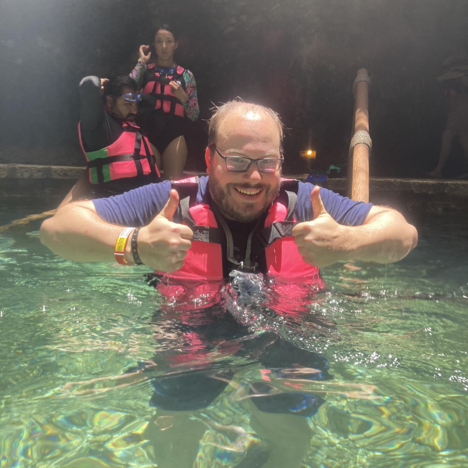 The water isn’t THAT cold. …Is it? (It was)