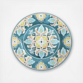 Tangerine Melamine Round Platter
