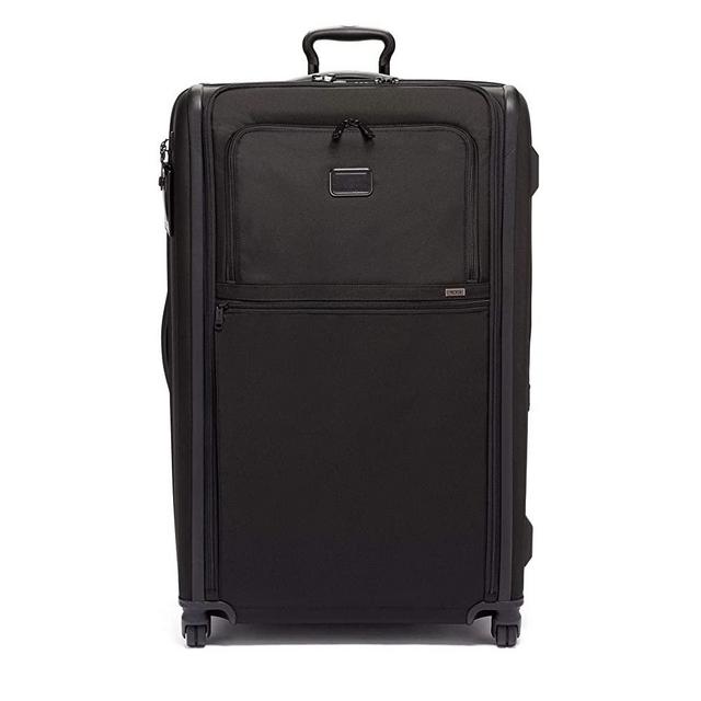 TUMI - Alpha 3 Worldwide Trip Expandable 4 Wheeled Packing Case Suitcase - Rolling Luggage for Men and Women - Black