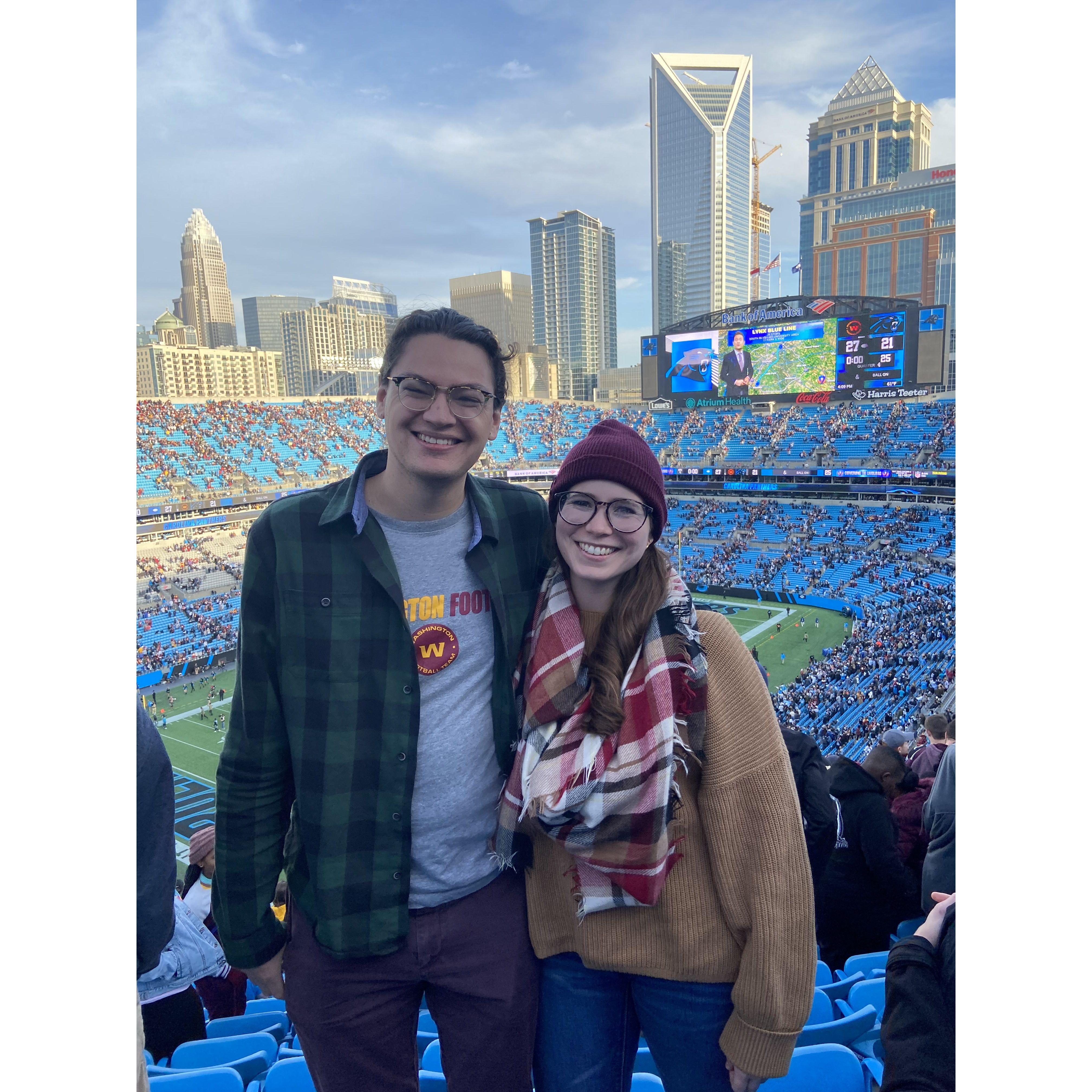 2021: Panthers Football Game.