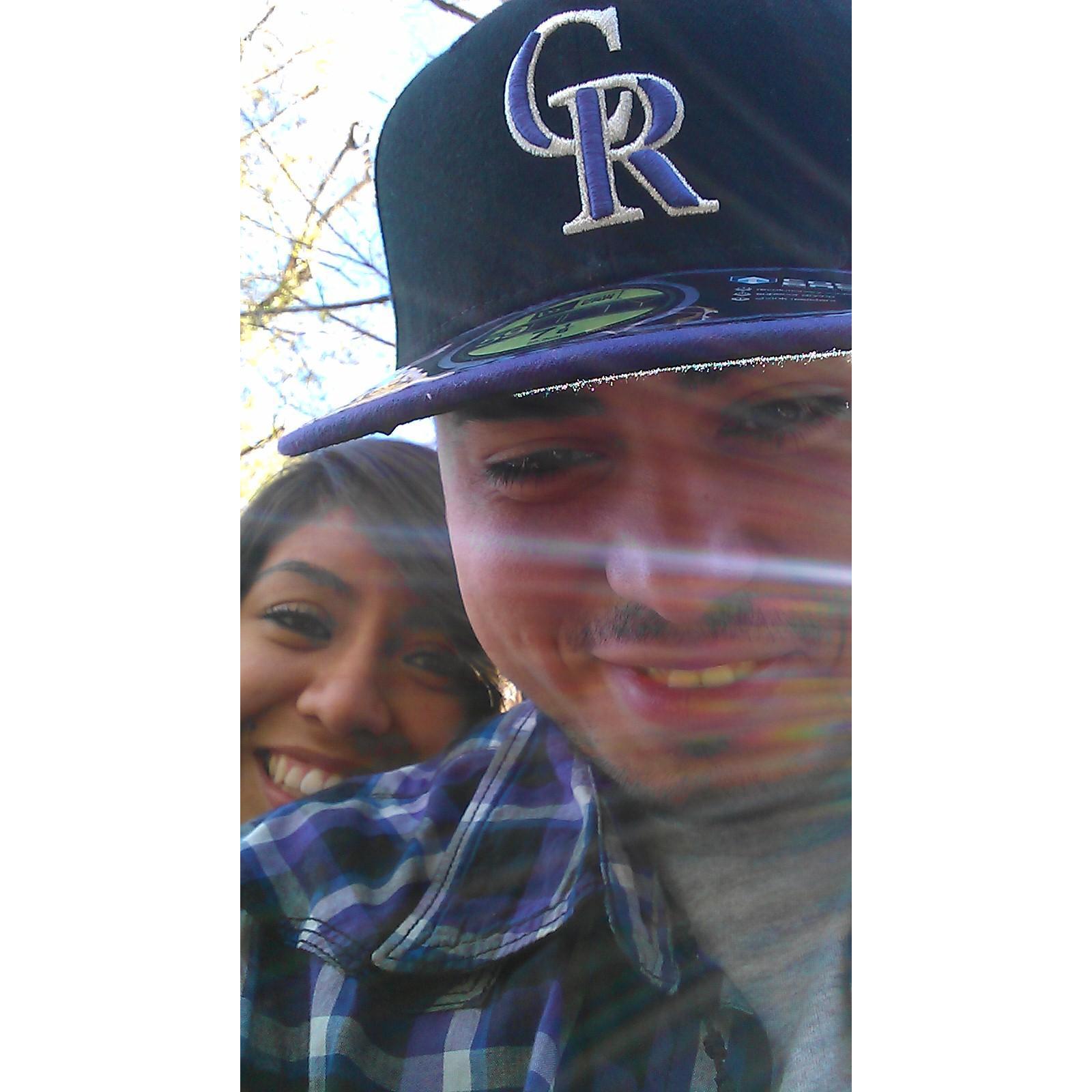 Our first hike together sometime in 2012