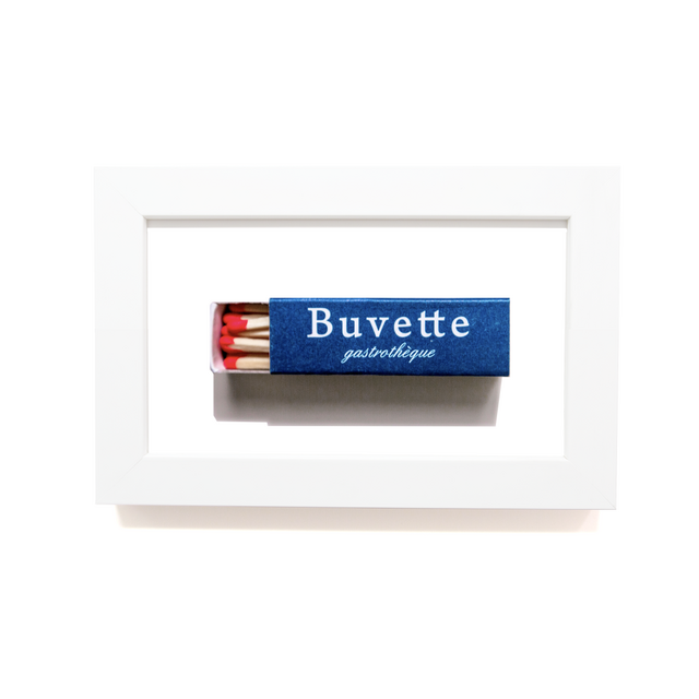 c r c Buvette White Framed Print