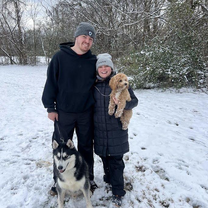 Sledding she said... it will be fun she said!