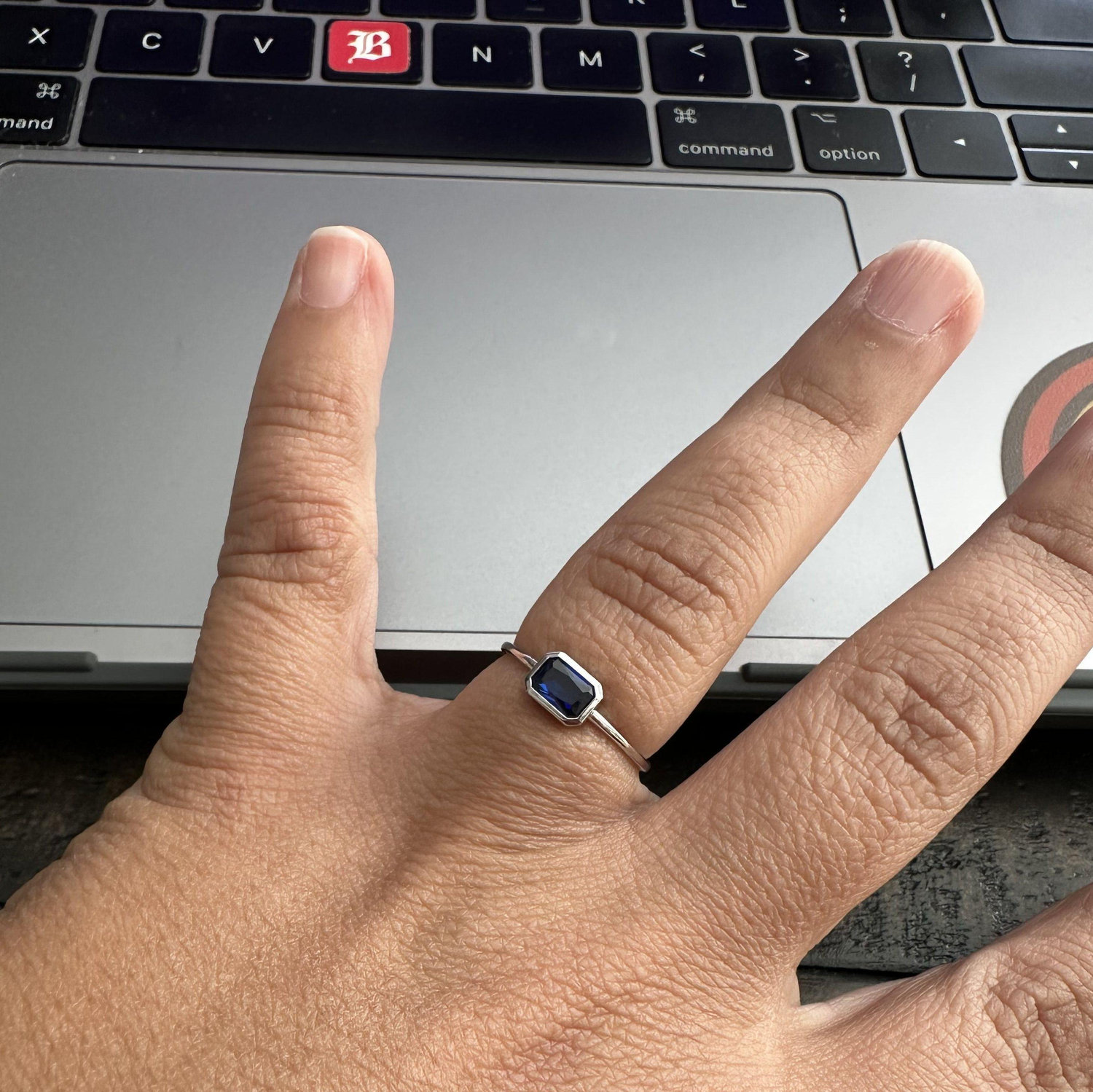 Tully picked the perfect ring just for me!