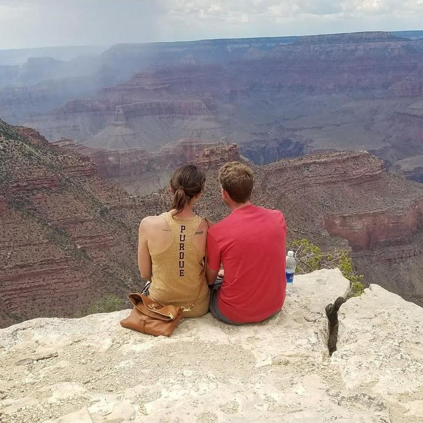 Obligatory Grand Canyon photograph taken by a stranger.