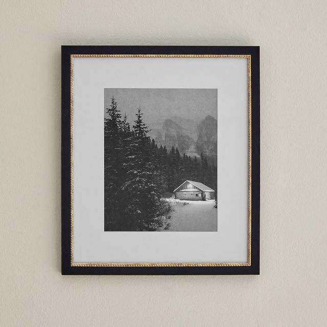 Eclectic Gallery Frame, 13x15 - Black with Gold Dot