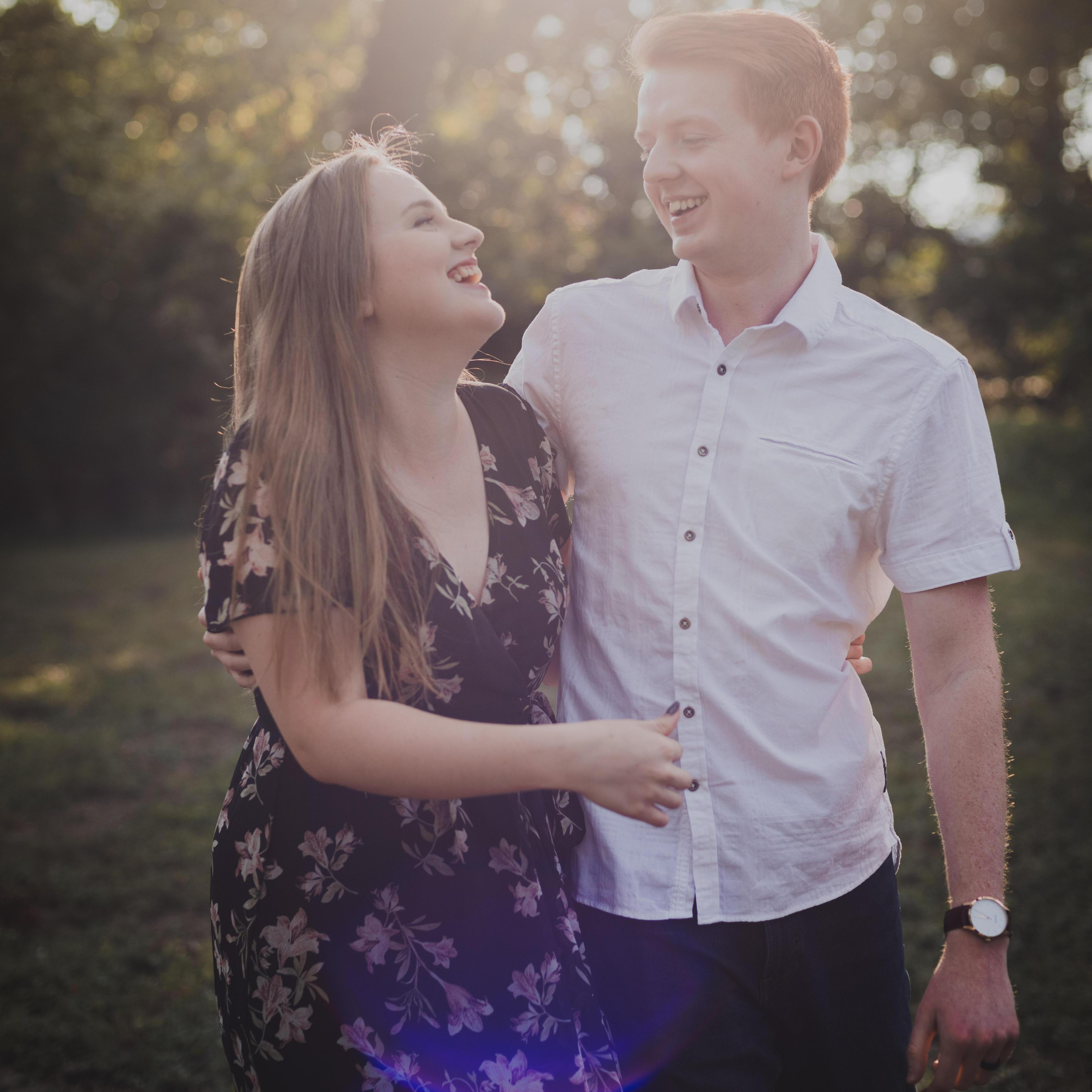 One of our engagement photos.