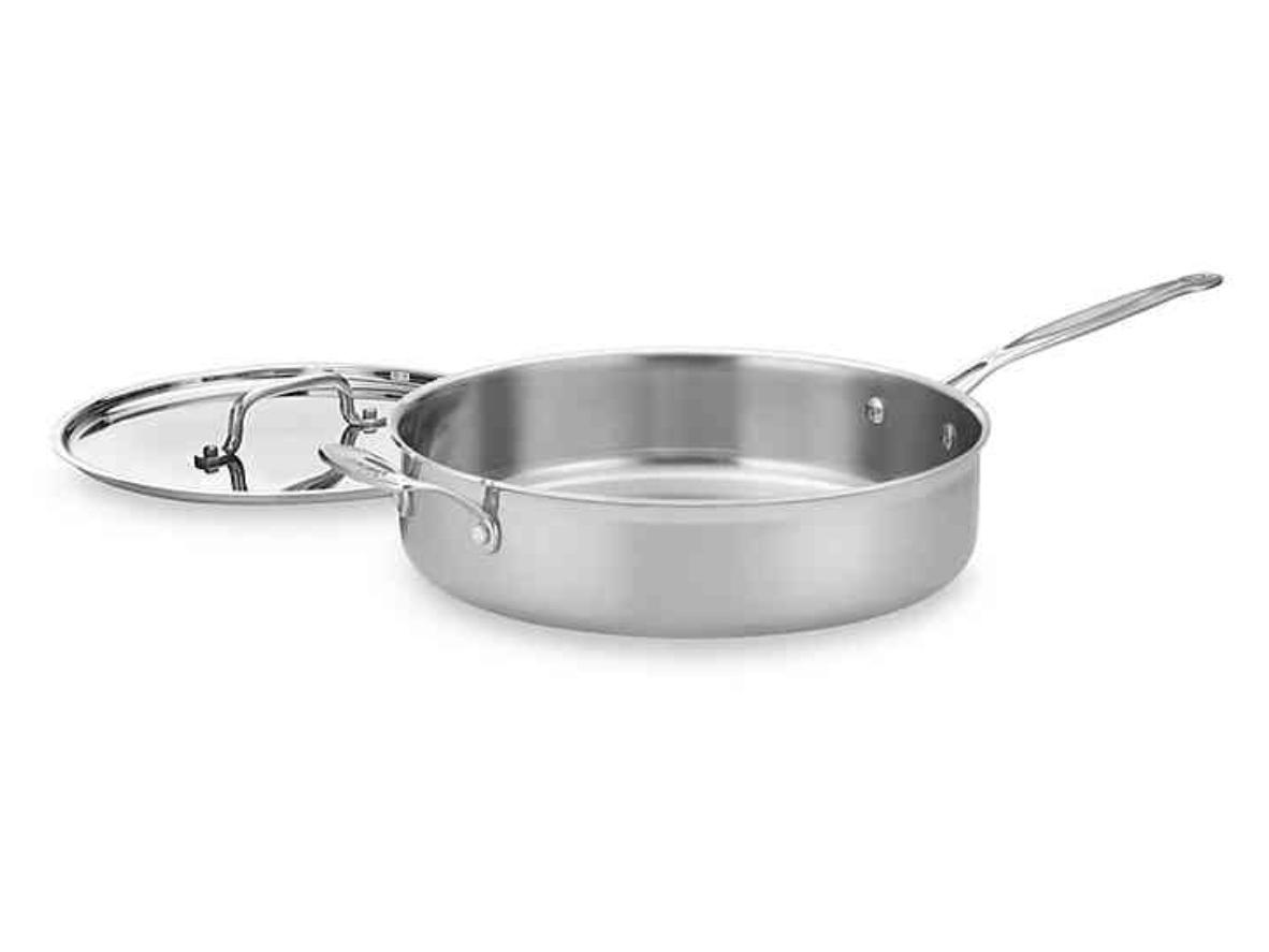 Cuisinart® MultiClad Pro Triple-Ply Stainless 5 1/2-Quart Saute Pan with Lid