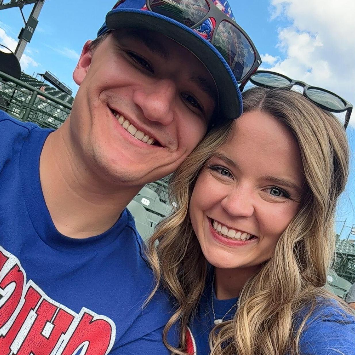 Mason took Casey to her first Cubs game at Wrigley Field!