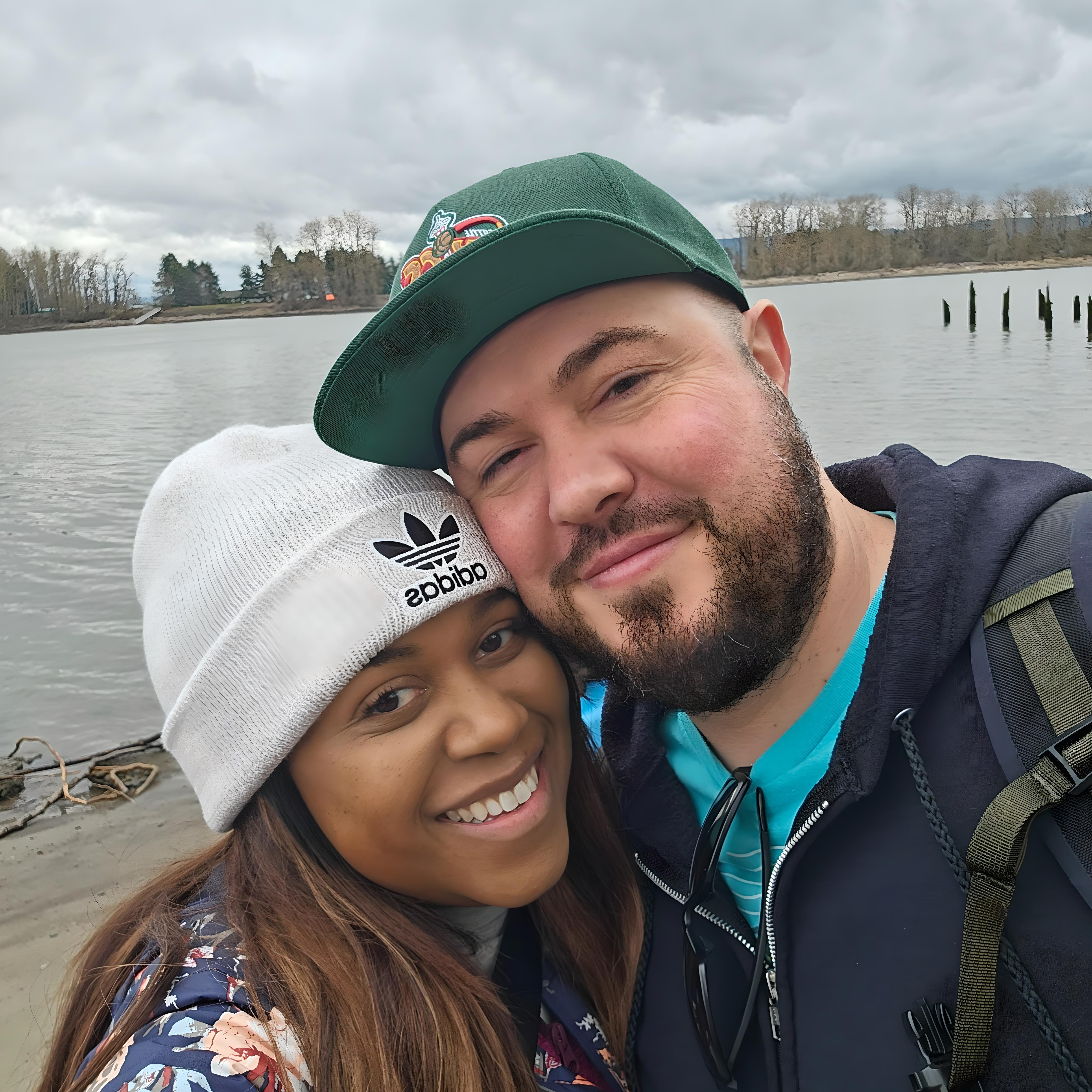 Taking in the beauty of the Columbia River.