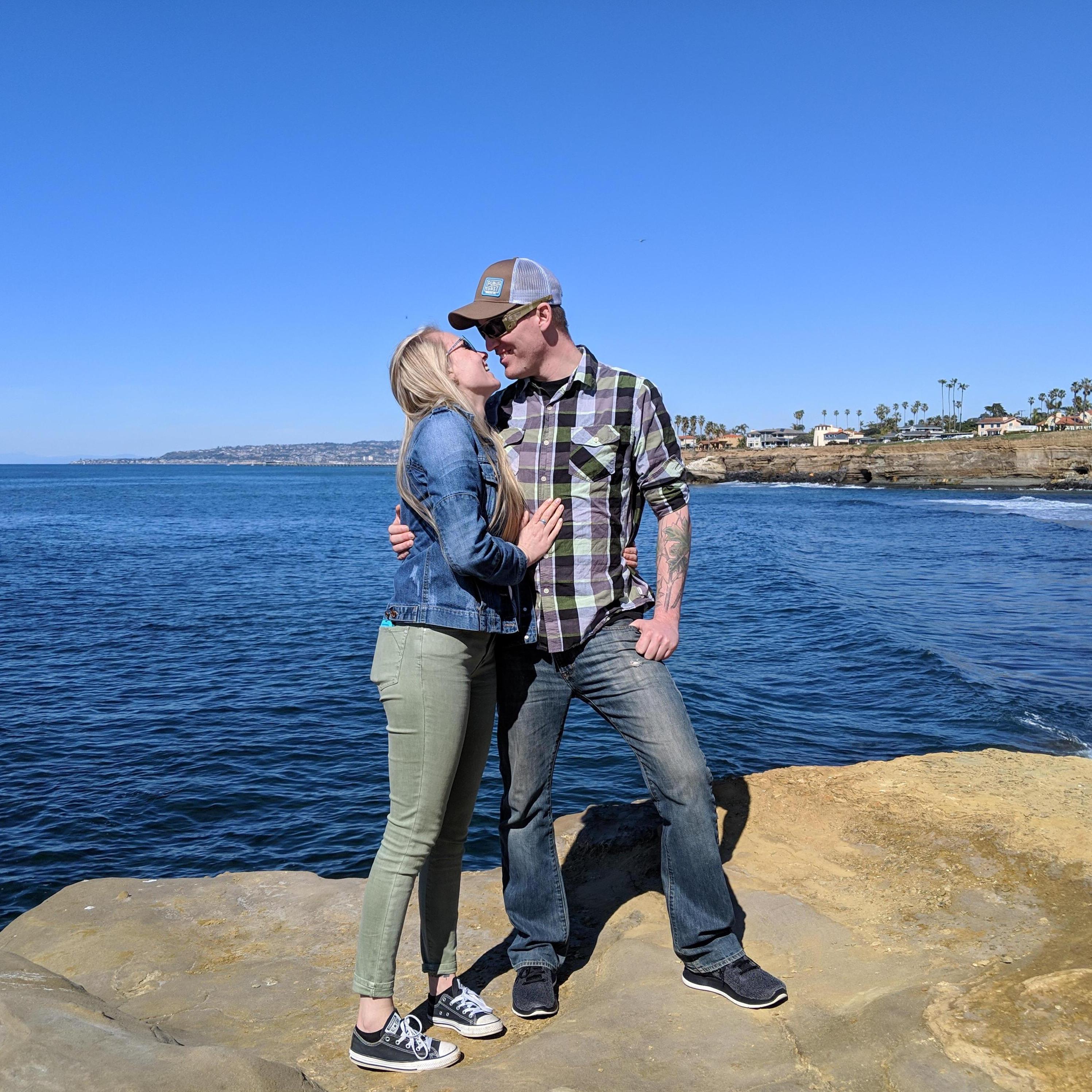 Our first trip together to San Diego, CA