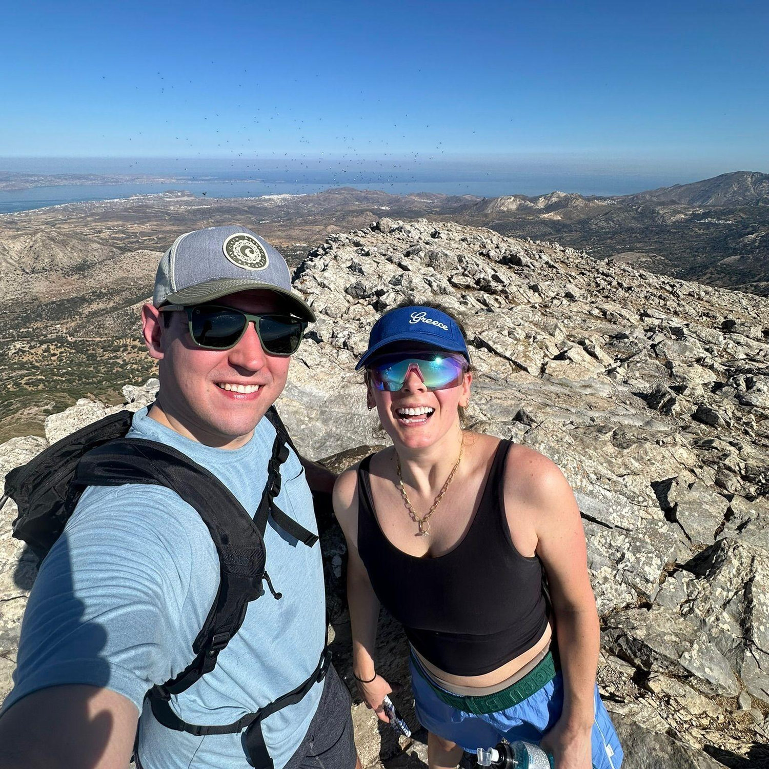 Summit of Mount Zas, Naxos Greece!