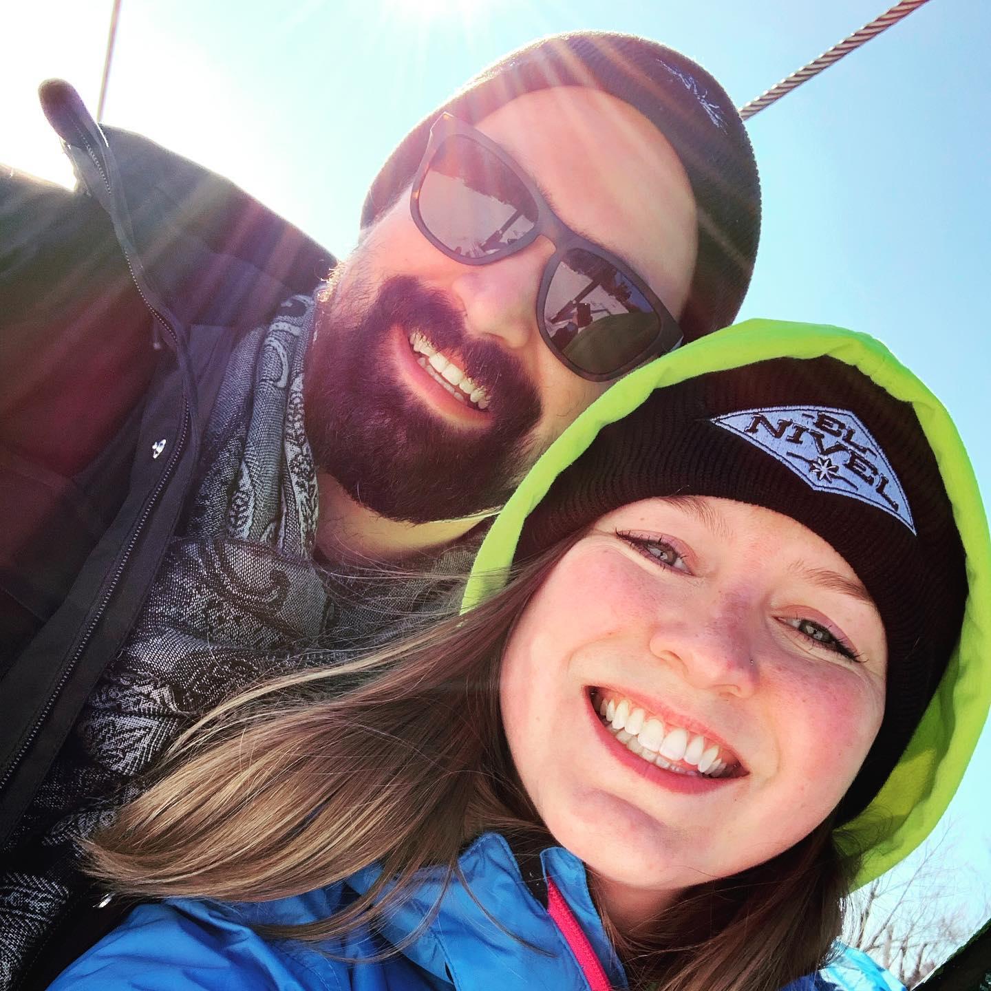 First time skiing together