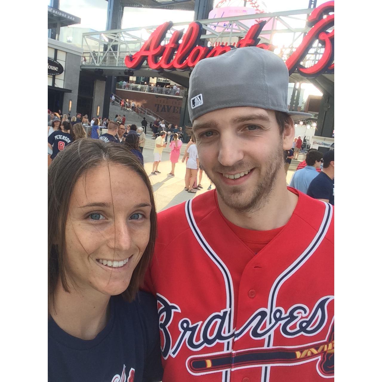 Braves game at Suntrust Park