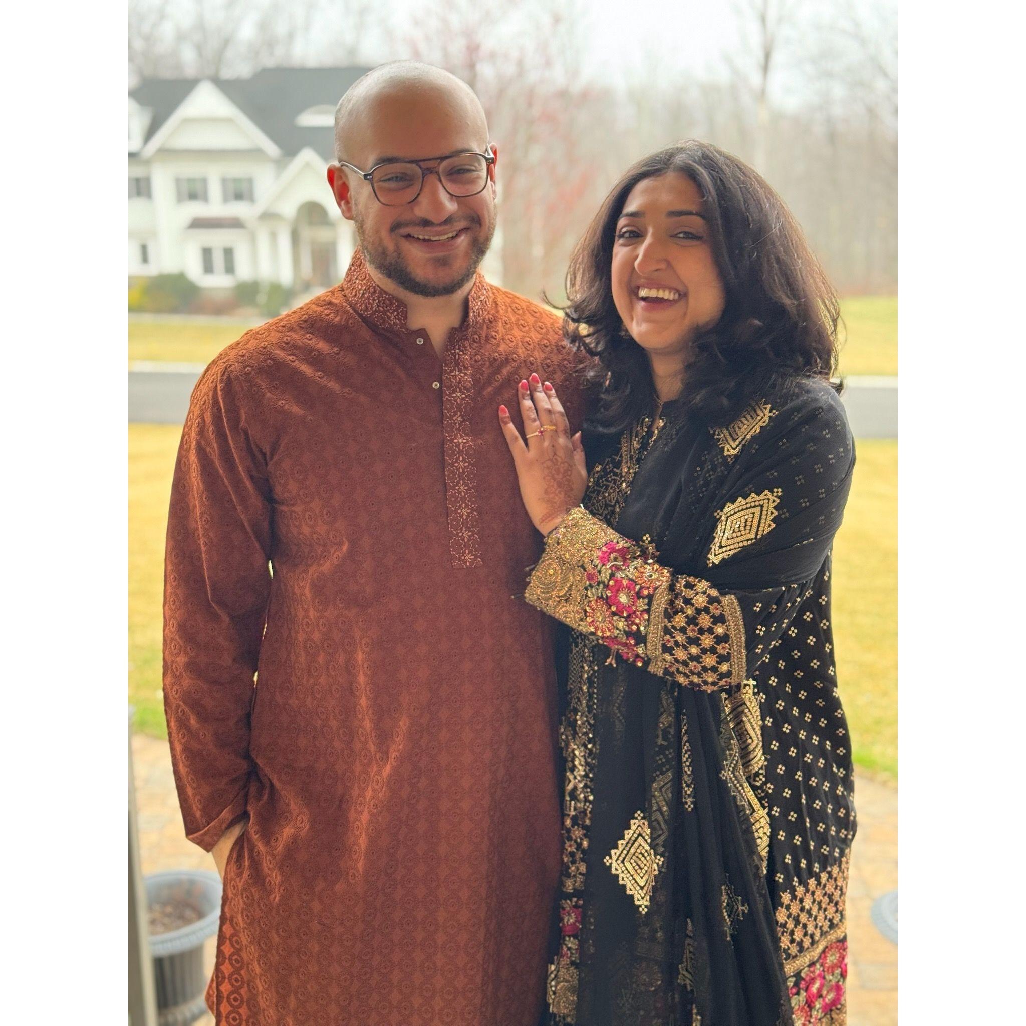 This is us celebrating Eid al-Fitr this past March, 2025.