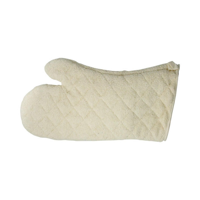 Winco Oven Mitt, Terry Cloth, Silicone Lining, 17"