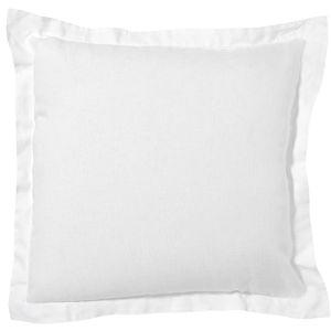 Belgian Flax Linen Sham - White, European Set of 2