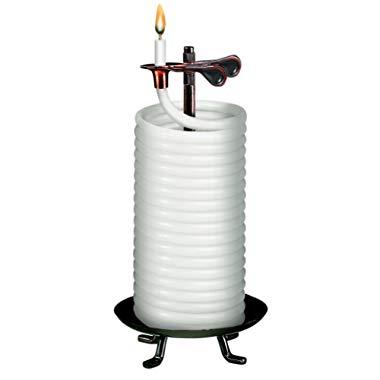 Candle by the Hour White Vanilla Scent 80 Hour Beeswax Candle