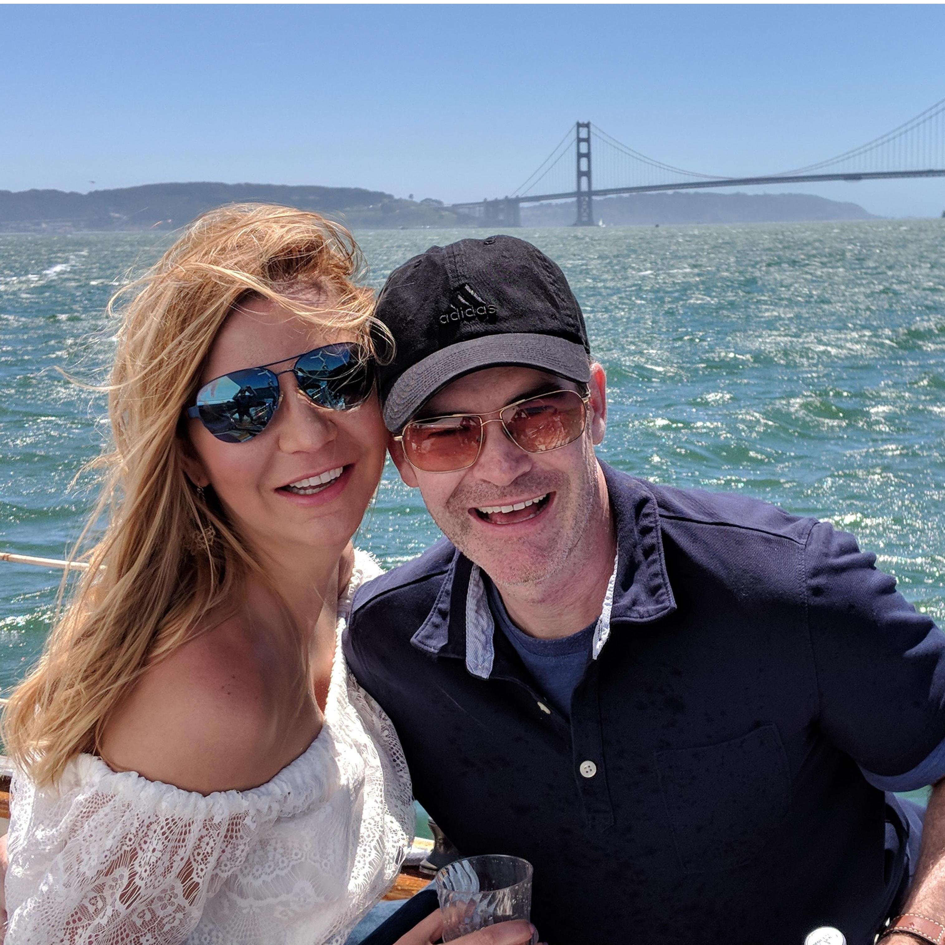 Date #6 — sailing the bay with Captain Gary