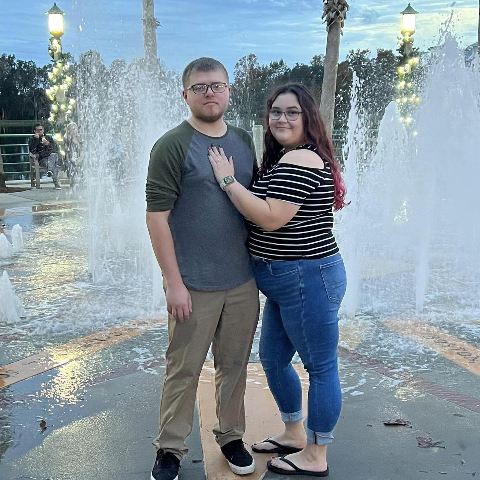 Our first vacation to FL right after getting engaged