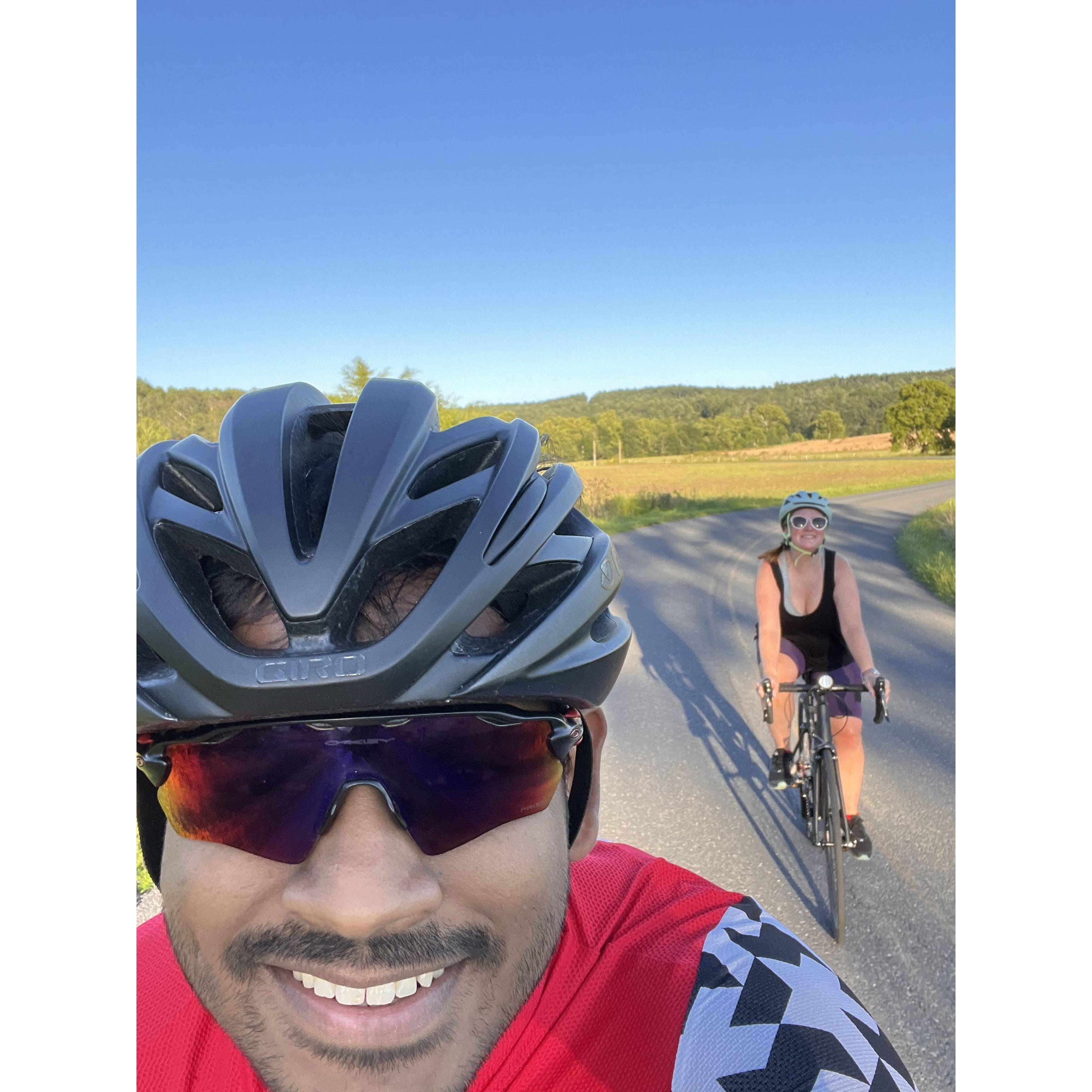Bike ride in Shenandoah National Park