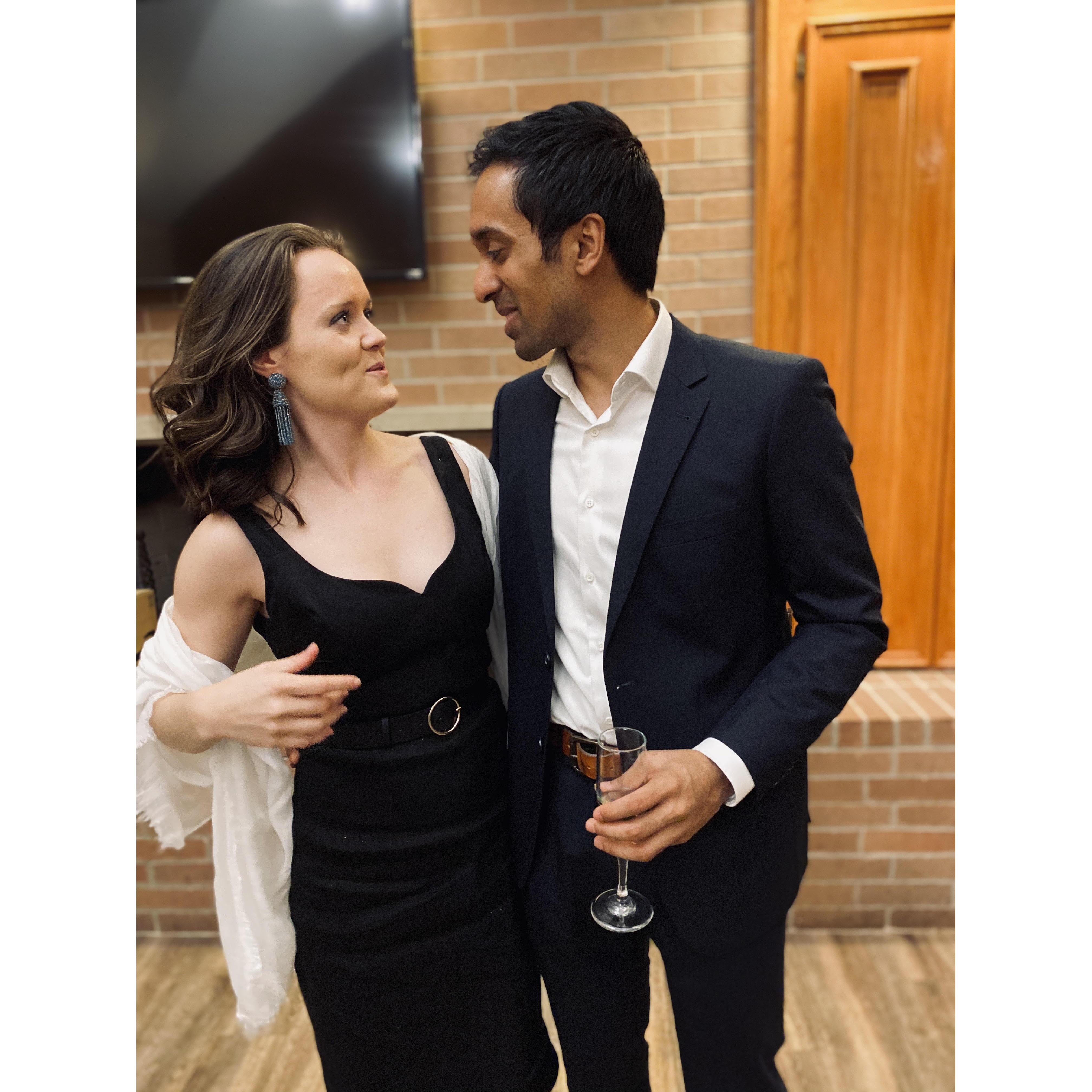 Raj's engagement party