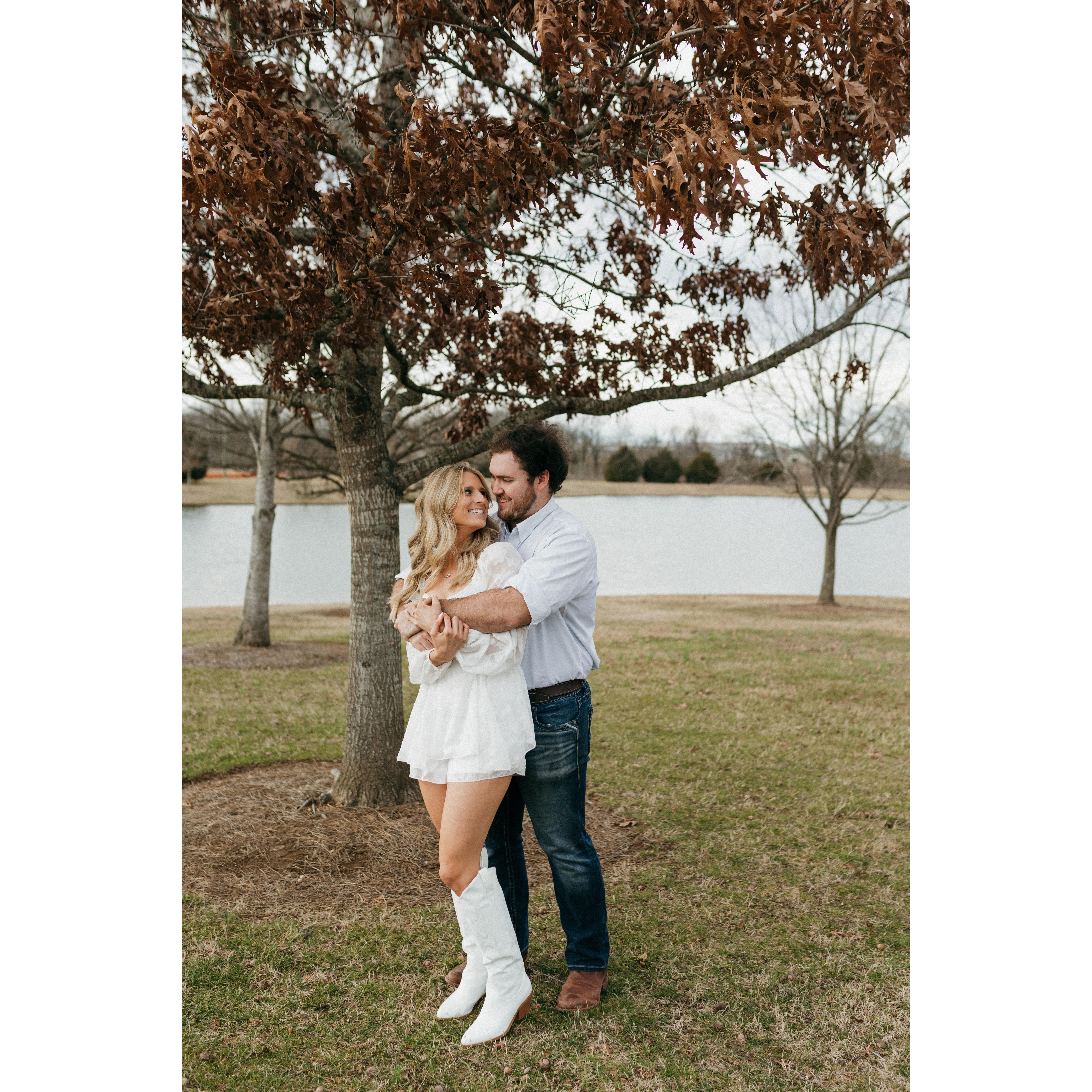 This photo was taken in the same spot Connor proposed.