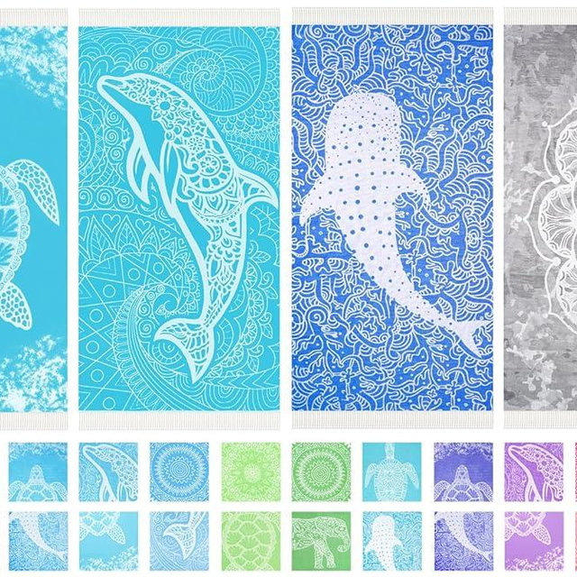 Widdonen Thin Turkish Beach Towel Lightweight Quick Dry Absorbent Cotton Bathroom Bath Pool Swim Towels Extra Large Oversized Sand Free Beach Accessories Essentials Cloud Gifts for Adult