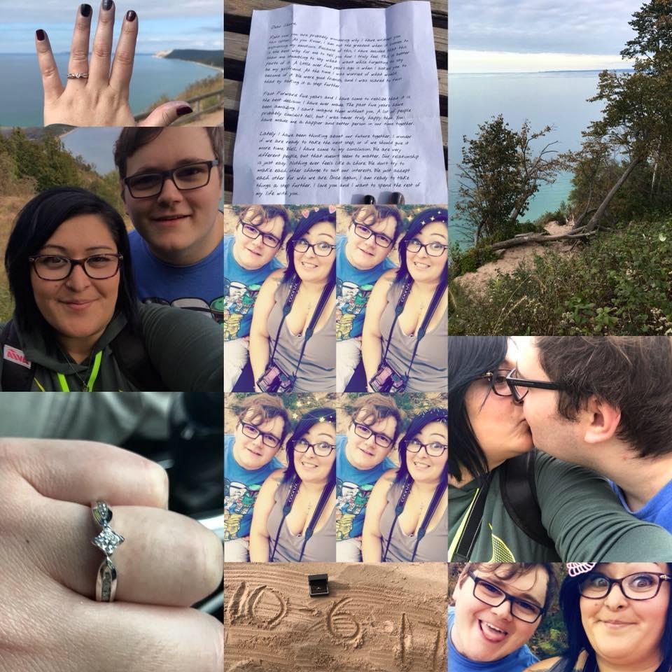 pictures from the day we got engaged