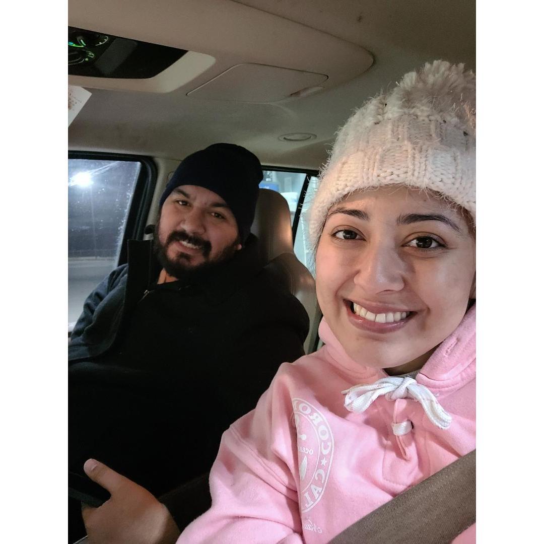Our first road trip to Oregon, where we got to see what the other is like on long distance drives lol