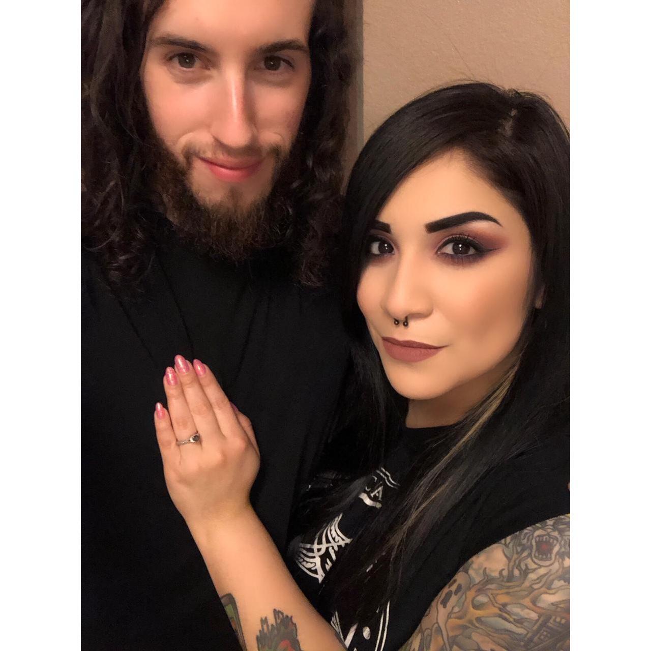 Officially engaged!