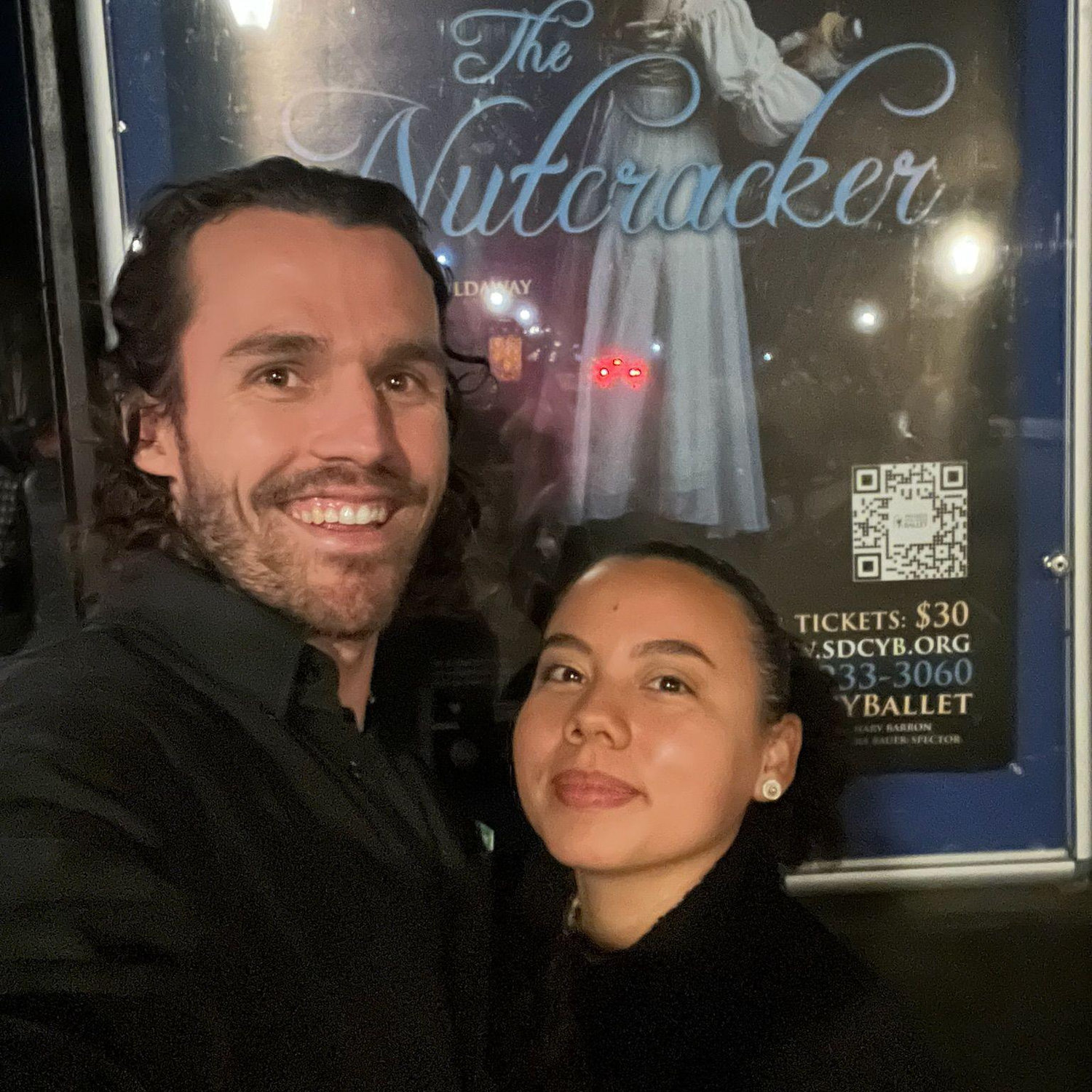 12/16/2023  - Here, we went on a date to Casa del Prado in Balboa park, in San Diego. We went to enjoy the ballet performance of the Nutcracker. It was a very special night!