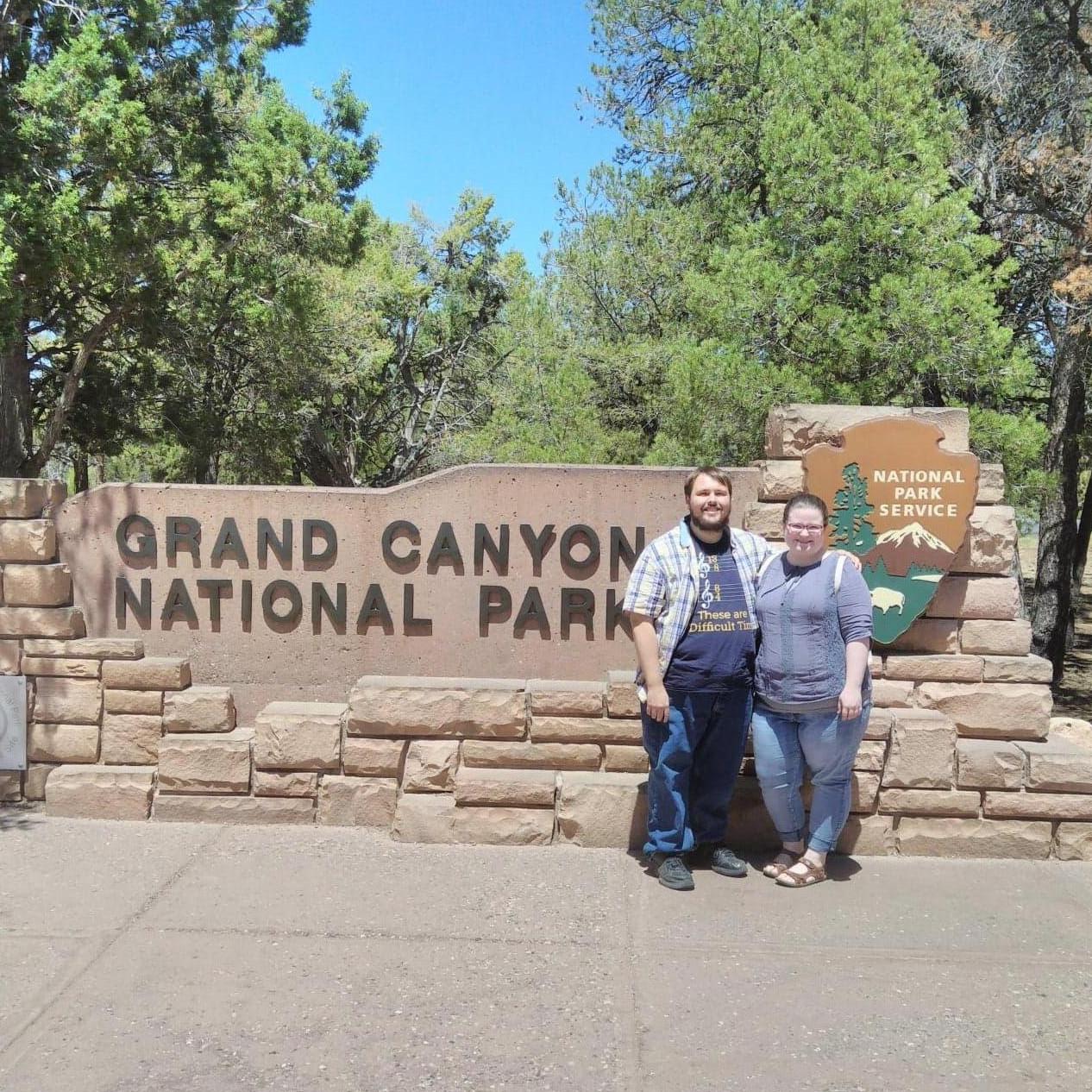 Abby's first time at the Grand Canyon!