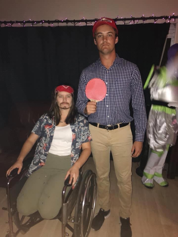 Our best halloween costume to date; "life is like a box a chocolates"
