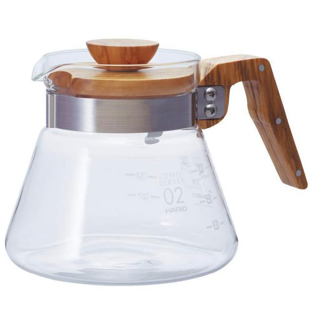 Hario VCWN-60-OV Coffee Server, 600 ml, Olive Wood