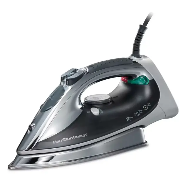 Hamilton Beach® 14980 Stainless Steel Soleplate Professional Iron in Silver