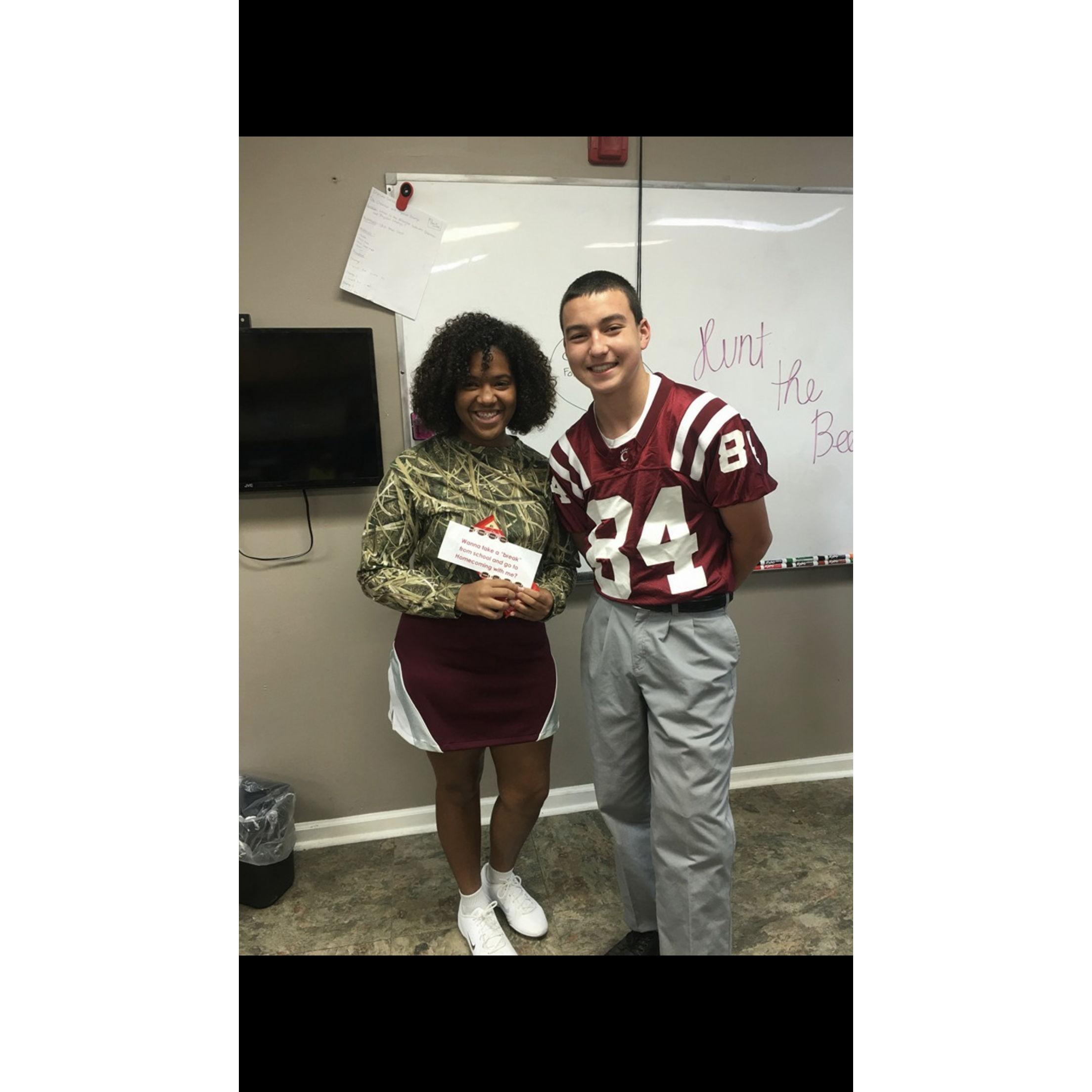 the first time Zach asked me to homecoming